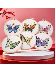 New Design DIY Butterfly Pattern Embrodiery Kits