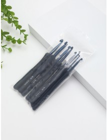 9PCS Navy Blue Knitting Crochet Hooks